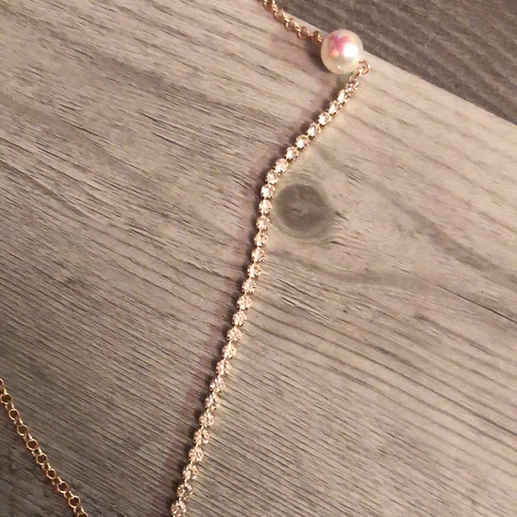 Betsey Johnson Gold Tone XOXO Red Heart Pendant Necklace Crystal Chain Accent - Picture 5 of 14